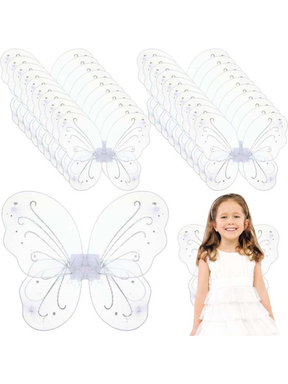 Enchanting Fairy Wings Butterfly Costume for Girls - Perfect Halloween Outfit